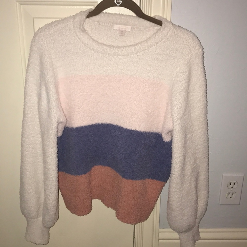 Color Block Soft Sweater